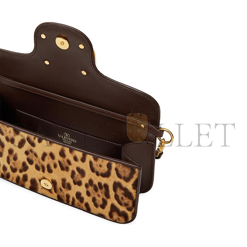 VALENTINO GARAVANI LOCO LEOPARD CALF HAIR SHOULDER BAG W2B0K30XQVK9F (27*13*6cm)